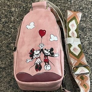 HAND PAINTED Cartoon Mouse Sling bag!!!  BNWT!!